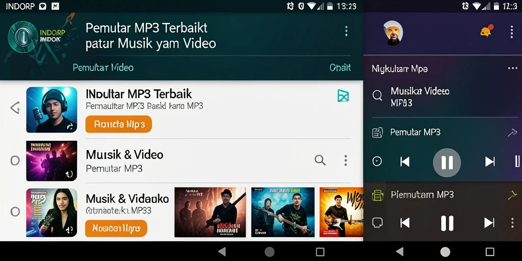 Antarmuka aplikasi INDORP yang mudah digunakan dan menarik.