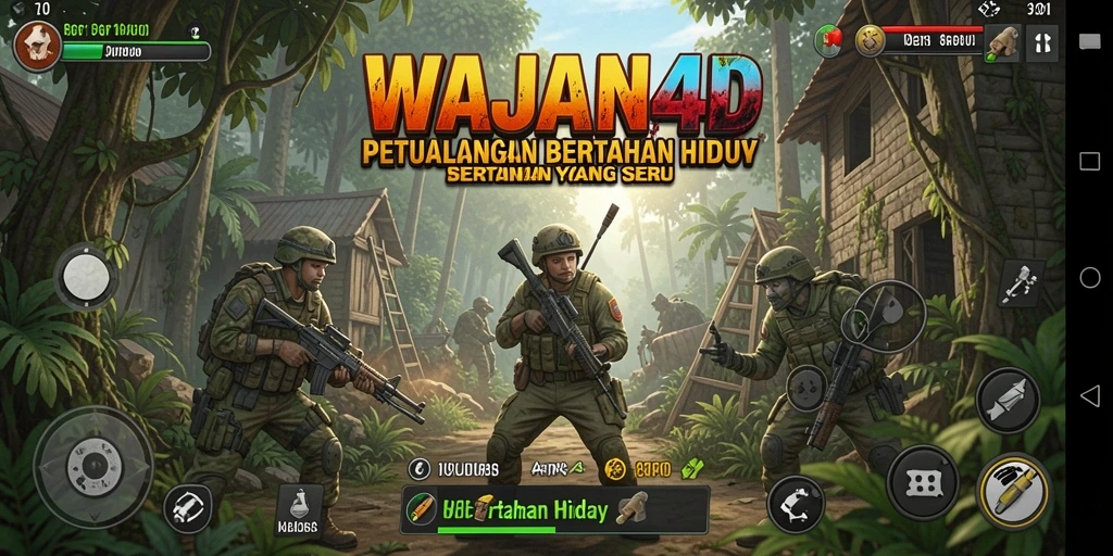 Tampilan antarmuka WAJAN4D yang menarik dan fungsional.